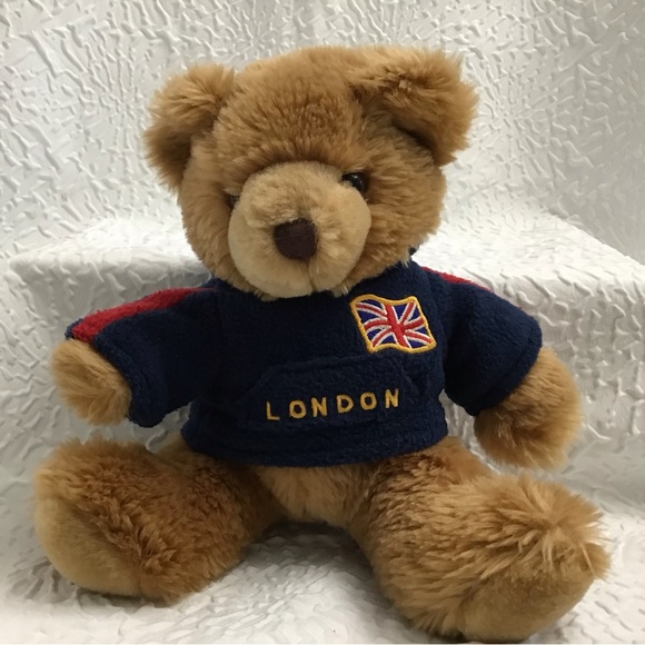 Keel Toys London Simply Soft Collection Teddy Bear Plush - Picture 1 of 11